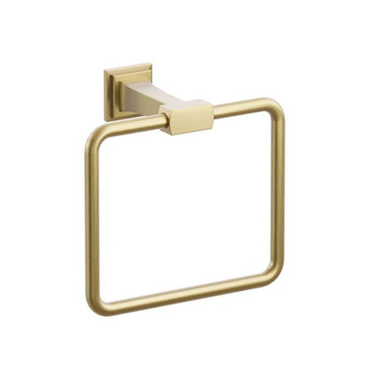 Emtek - Transitional Flared Brass Towel Ring 7-5/8 Inch