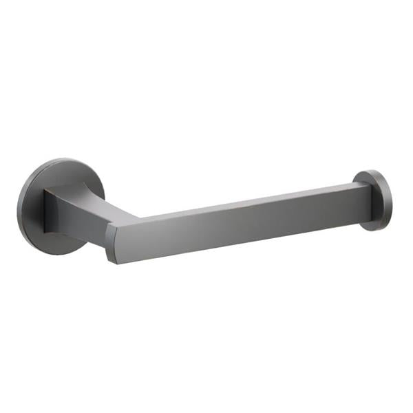 Emtek - Transitional Flared Brass Paper Holder, Single Post