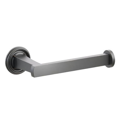 Emtek - Transitional Flared Brass Paper Holder, Single Post