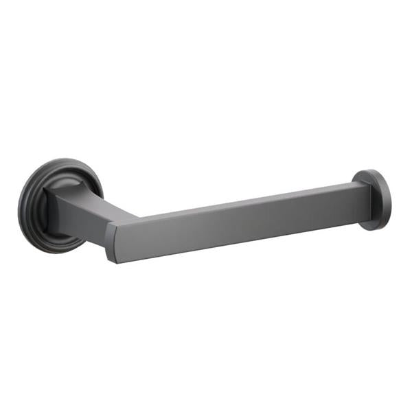 Emtek - Transitional Flared Brass Paper Holder, Single Post