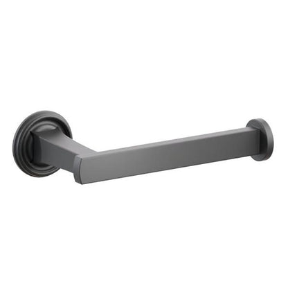 Emtek - Transitional Flared Brass Paper Holder, Single Post