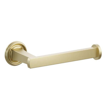 Emtek - Transitional Flared Brass Paper Holder, Single Post