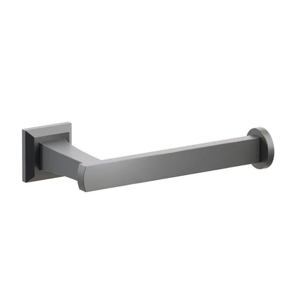 Emtek - Transitional Flared Brass Paper Holder, Single Post