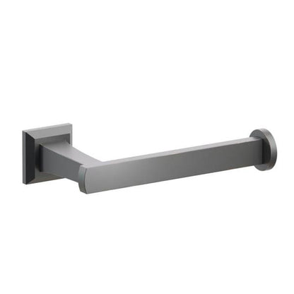 Emtek - Transitional Flared Brass Paper Holder, Single Post