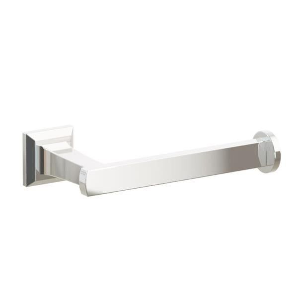 Emtek - Transitional Flared Brass Paper Holder, Single Post