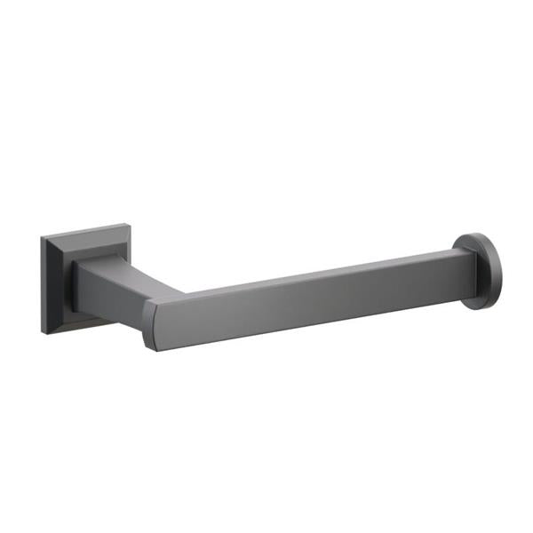 Emtek - Transitional Flared Brass Paper Holder, Single Post