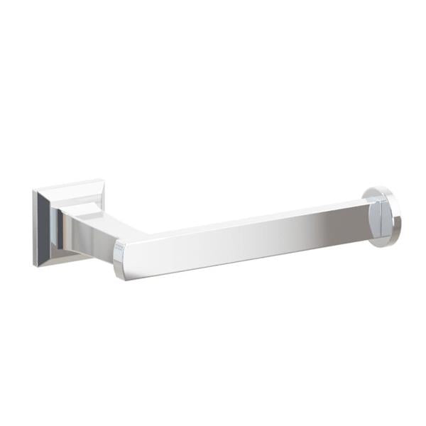 Emtek - Transitional Flared Brass Paper Holder, Single Post