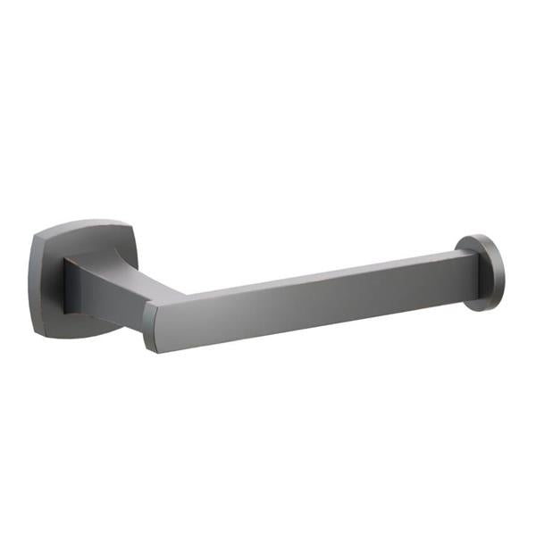 Emtek - Transitional Flared Brass Paper Holder, Single Post