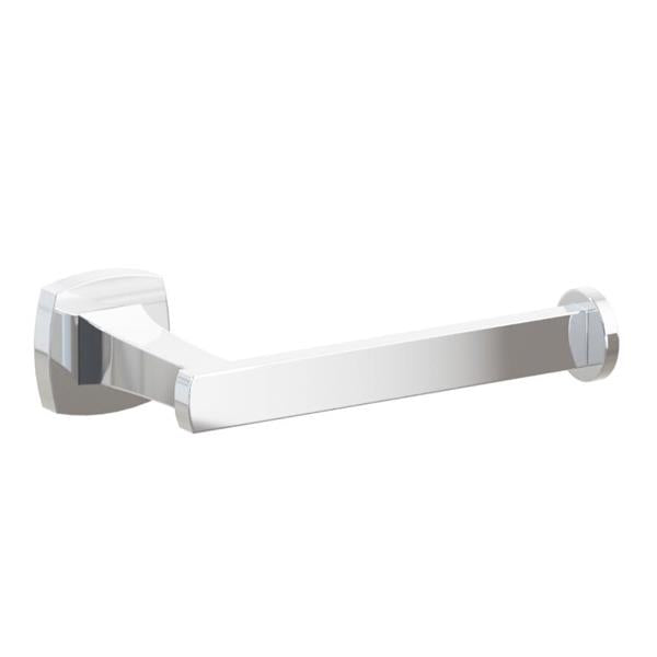 Emtek - Transitional Flared Brass Paper Holder, Single Post