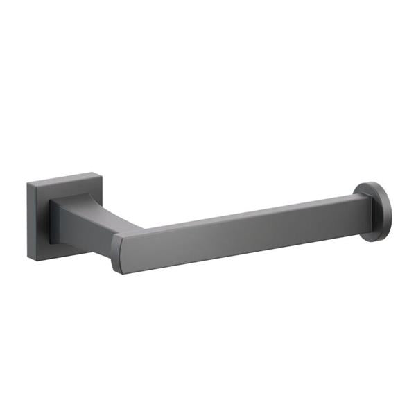 Emtek - Transitional Flared Brass Paper Holder, Single Post