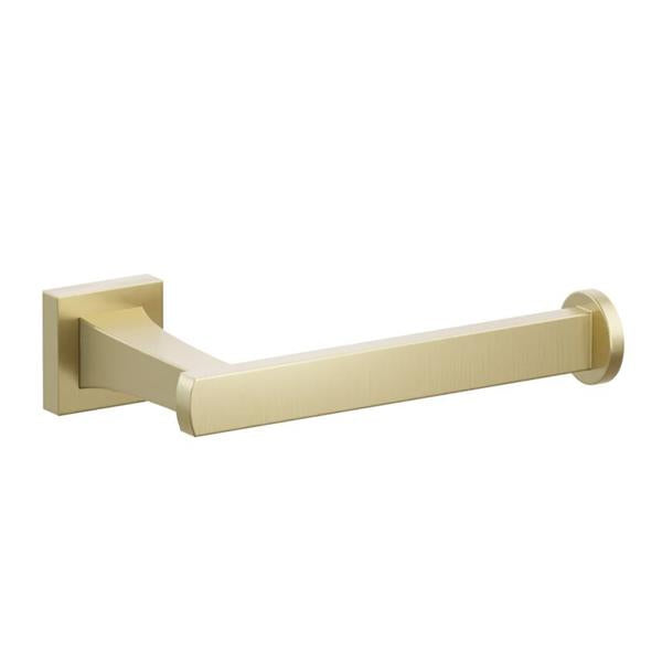 Emtek - Transitional Flared Brass Paper Holder, Single Post