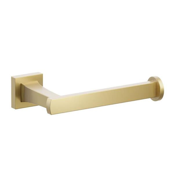 Emtek - Transitional Flared Brass Paper Holder, Single Post