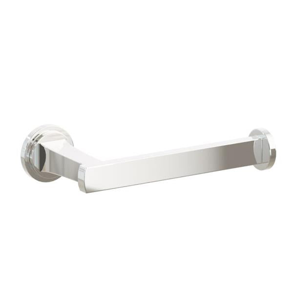 Emtek - Transitional Flared Brass Paper Holder, Single Post