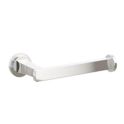 Emtek - Transitional Flared Brass Paper Holder, Single Post