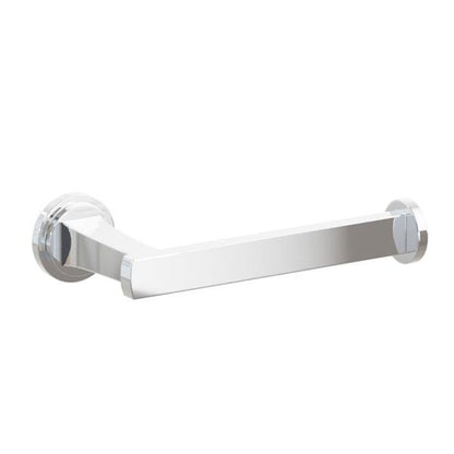 Emtek - Transitional Flared Brass Paper Holder, Single Post