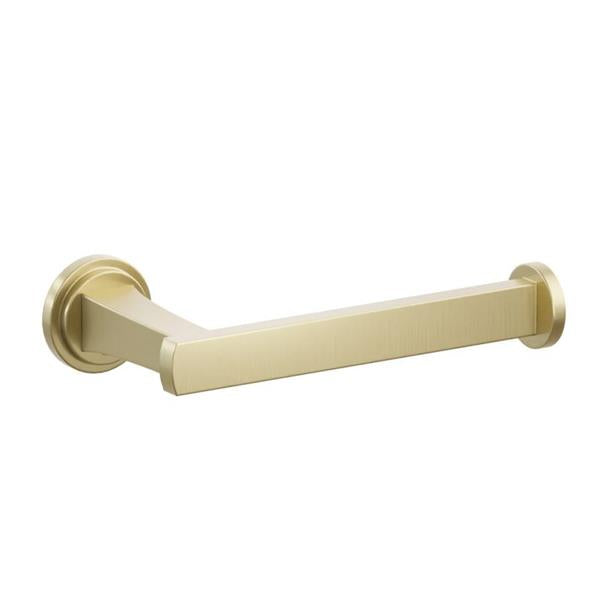 Emtek - Transitional Flared Brass Paper Holder, Single Post
