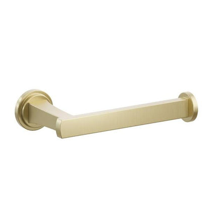 Emtek - Transitional Flared Brass Paper Holder, Single Post