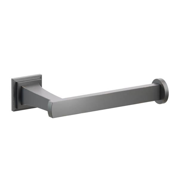 Emtek - Transitional Flared Brass Paper Holder, Single Post