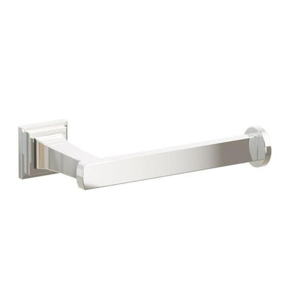 Emtek - Transitional Flared Brass Paper Holder, Single Post