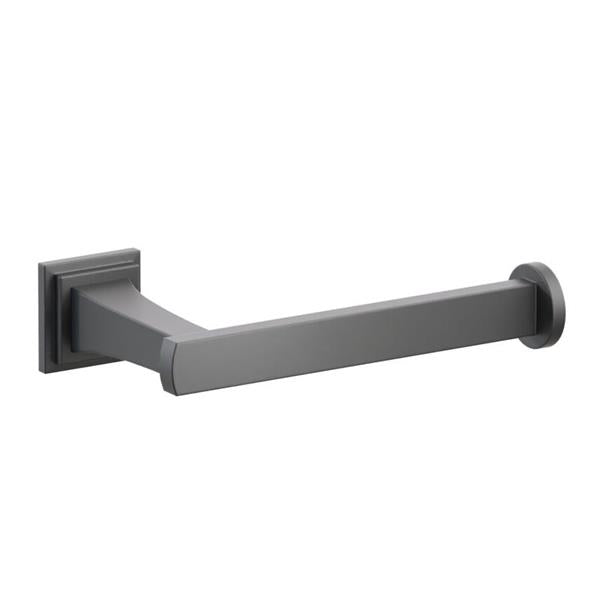 Emtek - Transitional Flared Brass Paper Holder, Single Post