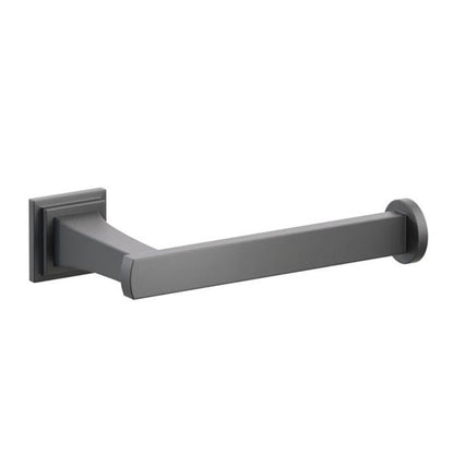 Emtek - Transitional Flared Brass Paper Holder, Single Post