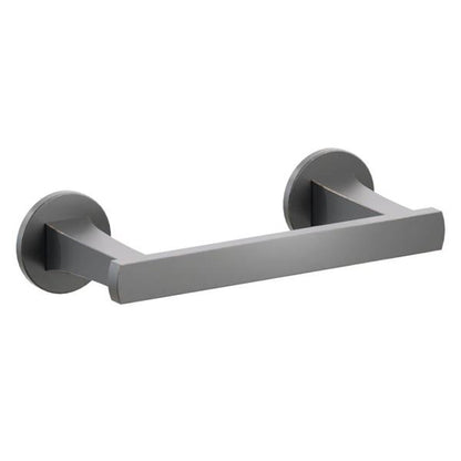 Emtek - Transitional Flared Brass Paper Holder, Pivoting Double Post