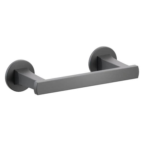 Emtek - Transitional Flared Brass Paper Holder, Pivoting Double Post