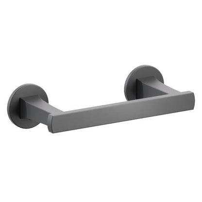 Emtek - Transitional Flared Brass Paper Holder, Pivoting Double Post