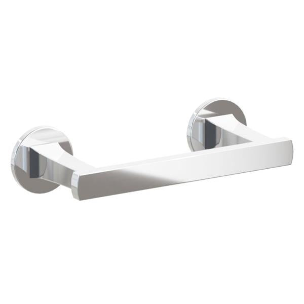 Emtek - Transitional Flared Brass Paper Holder, Pivoting Double Post
