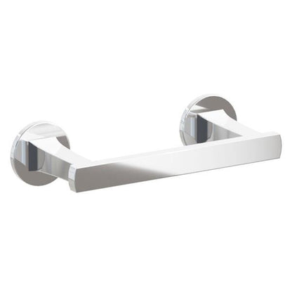 Emtek - Transitional Flared Brass Paper Holder, Pivoting Double Post