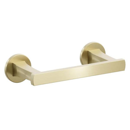 Emtek - Transitional Flared Brass Paper Holder, Pivoting Double Post