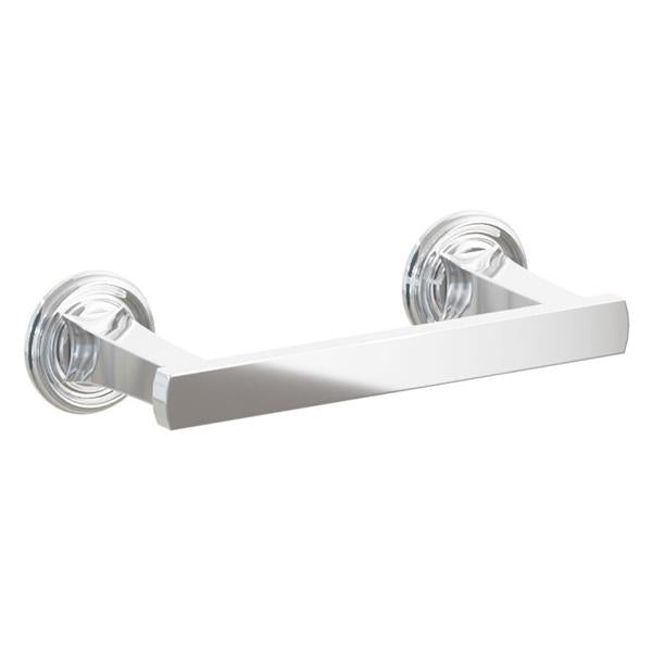 Emtek - Transitional Flared Brass Paper Holder, Pivoting Double Post