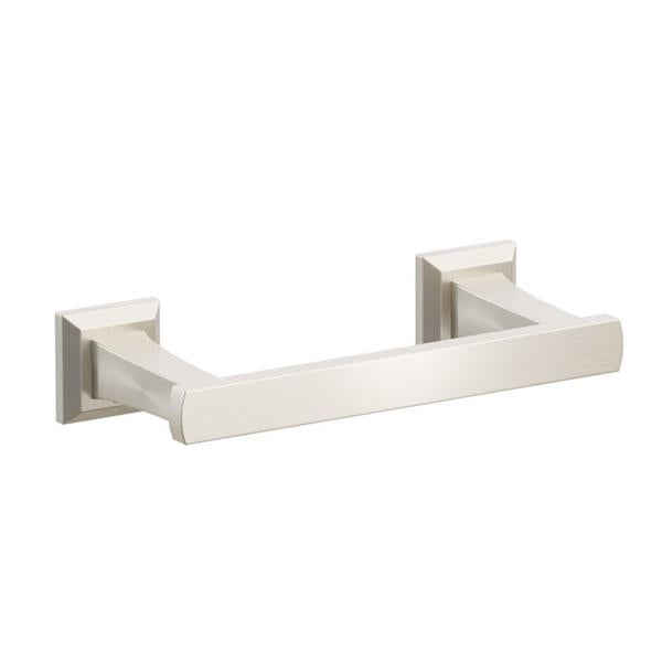 Emtek - Transitional Flared Brass Paper Holder, Pivoting Double Post