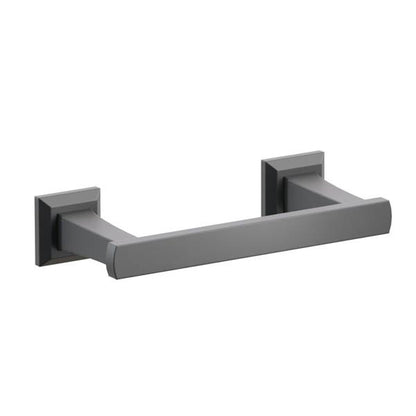 Emtek - Transitional Flared Brass Paper Holder, Pivoting Double Post
