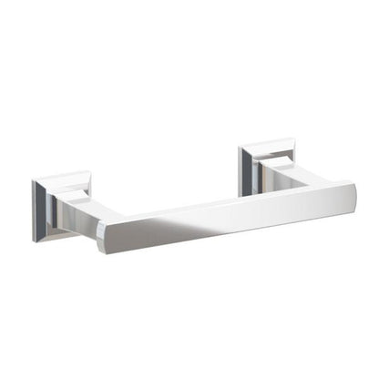 Emtek - Transitional Flared Brass Paper Holder, Pivoting Double Post
