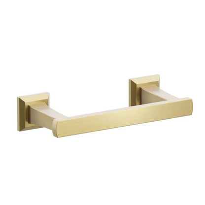 Emtek - Transitional Flared Brass Paper Holder, Pivoting Double Post