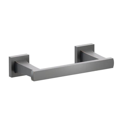 Emtek - Transitional Flared Brass Paper Holder, Pivoting Double Post