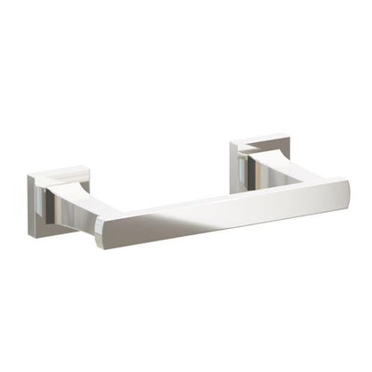 Emtek - Transitional Flared Brass Paper Holder, Pivoting Double Post