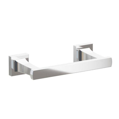 Emtek - Transitional Flared Brass Paper Holder, Pivoting Double Post