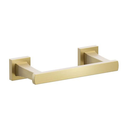 Emtek - Transitional Flared Brass Paper Holder, Pivoting Double Post