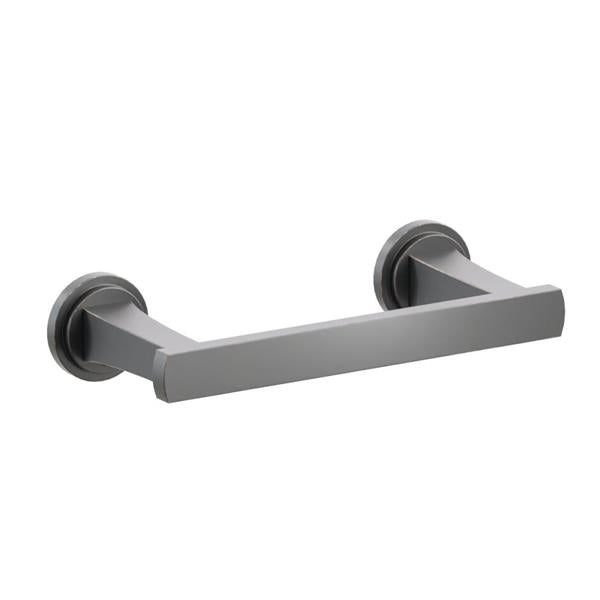 Emtek - Transitional Flared Brass Paper Holder, Pivoting Double Post