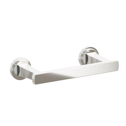 Emtek - Transitional Flared Brass Paper Holder, Pivoting Double Post
