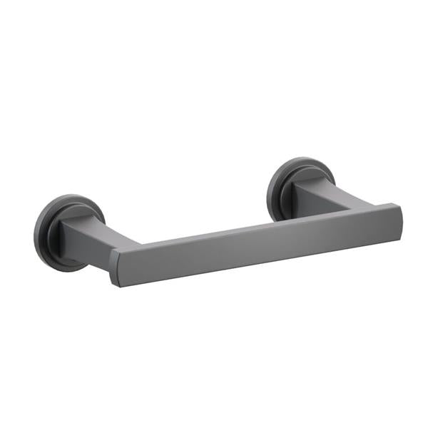 Emtek - Transitional Flared Brass Paper Holder, Pivoting Double Post