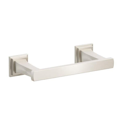 Emtek - Transitional Flared Brass Paper Holder, Pivoting Double Post