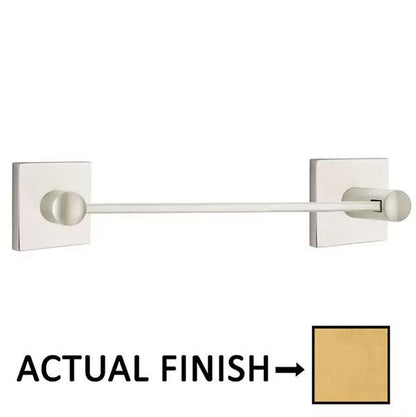 Emtek - Brass Modern Towel Bar, 12 Inch