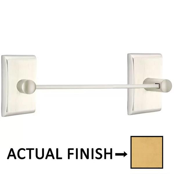Emtek - Brass Modern Towel Bar, 12 Inch