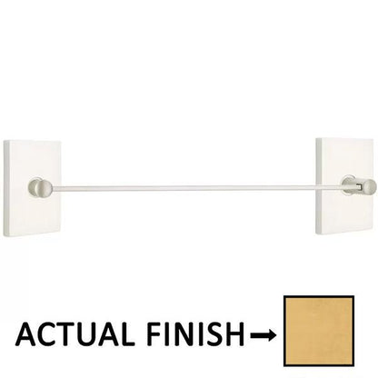 Emtek - Brass Modern Towel Bar, 12 Inch