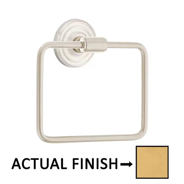 Emtek - Transitional Brass Towel Ring