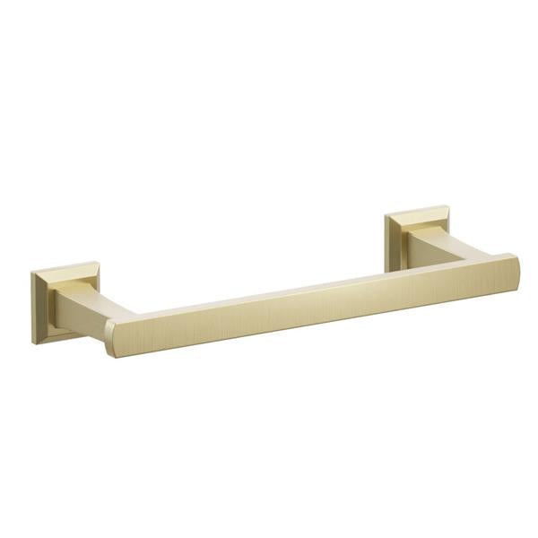 Emtek - Transitional Flared Brass Towel Bar 9 Inch