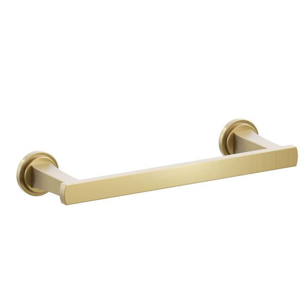 Emtek - Transitional Flared Brass Towel Bar 9 Inch